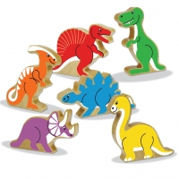 Wooden Block Dinosaurs/ Houtblok dinosourusse image